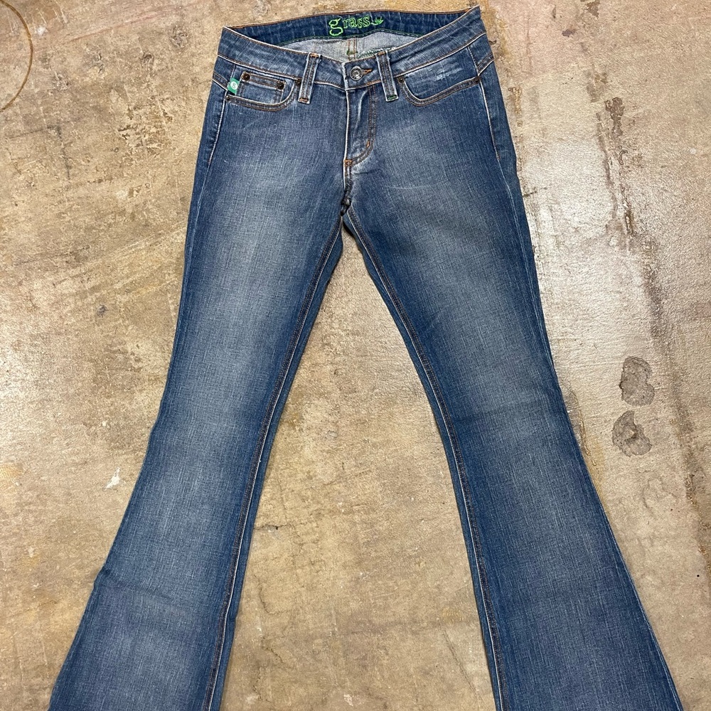 GRASS DENIM WOMEN TOPANGA BOOTCUT PANTS